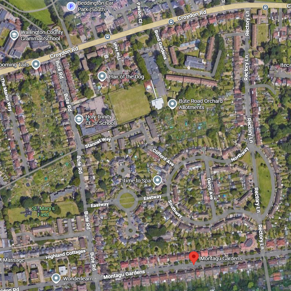 SOE15091 - Montague Close, Sutton (Ross Road, Rectory Lane) • WCB Utilities WCB Utilities Ltd Project Montagu Close, Croydon (Limes Avenue)